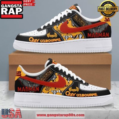 Ozzy Osbourne Madman Limited Edition Air Force 1 Running Sneakers