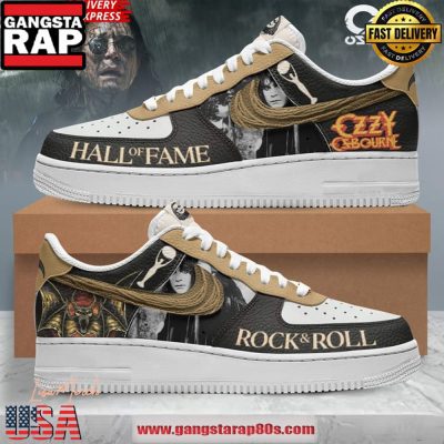 Ozzy Osbourne Rock & Roll Hall of Fame Limited Air Force 1 Sneakers Shoes