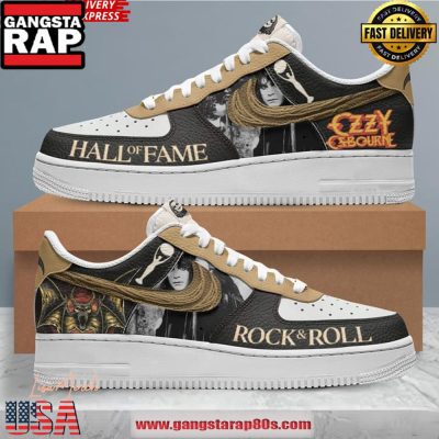 Ozzy Osbourne Rock & Roll Hall of Fame Limited Air Force 1 Sneakers Shoes