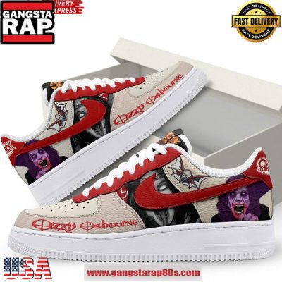 Ozzy Osbourne Vampires Limited Edition Air Force 1 Running Sneakers