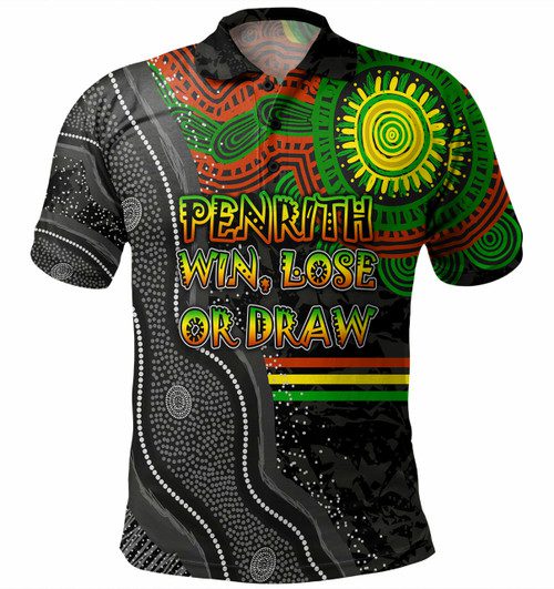 Penrith Panthers Custom Polo Shirt - Win, Lose or Draw Polo Shirt Penrith Panthers Custom Polo Shirt - Win, Lose or Draw Polo Shirt