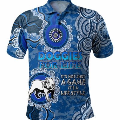 Canterbury-Bankstown Bulldogs Custom Polo Shirt - I'm Witth the Doggies this year Polo Shirt