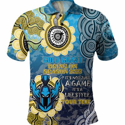 Gold Coast Titans Custom Polo Shirt - Bring On Season 2023 Polo Shirt