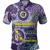 Melbourne Storm Custom Polo Shirt - Up The Mighty Polo Shirt