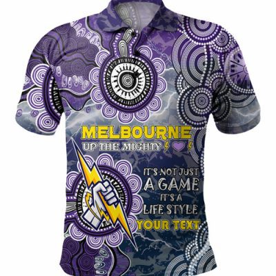 Melbourne Storm Custom Polo Shirt - Up The Mighty Polo Shirt