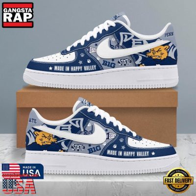 NCAA Penn State Nittany Lions Made In happy Valley Air Force 1 Shoes Running Sneakers