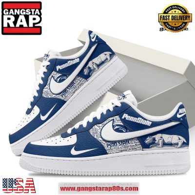 Penn State Nittany Lions Making Life Better Air Force 1 Running Sneakers Shoes