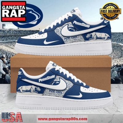 Penn State Nittany Lions Making Life Better Air Force 1 Running Sneakers Shoes