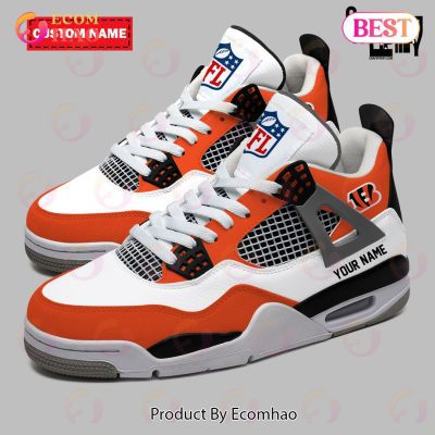 Personalization NFL Cincinnati Bengals Air Jordan 4