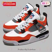 Personalization Nfl Cleveland Browns Air Jordan 4 Loving Click - demo10