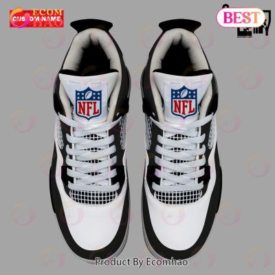 Personalization NFL Las Vegas Raiders Air Jordan 4
