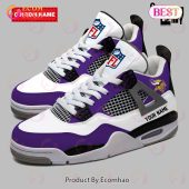 Personalization Nfl Minnesota Vikings Air Jordan 4 Great, I Liked It - demo10