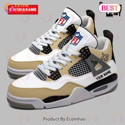 Personalization NFL New Orleans Saints Air Jordan 4