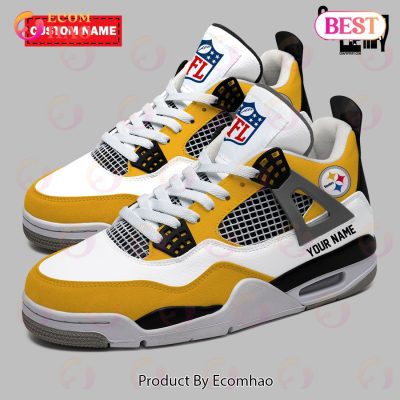 Personalization NFL Pittsburgh Steelers Air Jordan 4