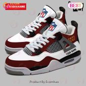 Personalization Nfl Washington Commanders Air Jordan 4 Nice Shot Bro - demo10