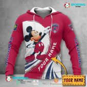 Clermont Foot 63 Custom Name Mickey Pullover Hoodie