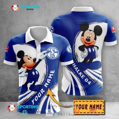 FC Schalke 04 Custom Name Mickey Polo Shirt