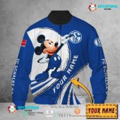 FC Schalke 04 Custom Name Mickey Bomber Jacket