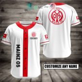 1. FSV Mainz 05 Custom Name Baseball Jersey