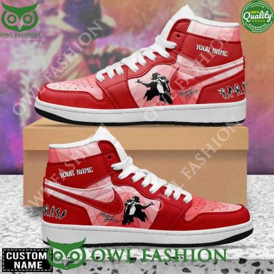 Personalized Michael Jackson Signature Dance Moves King of Pop Air Jordan High Top
