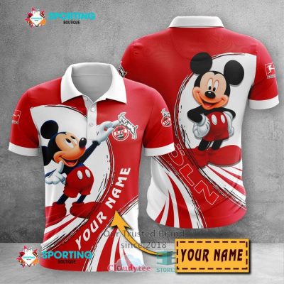 1. FC K?ln Custom Name Mickey Polo Shirt