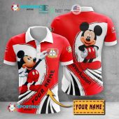 Bayer 04 Leverkusen Custom Name Mickey Polo Shirt