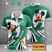 Borussia M?nchengladbach Custom Name Mickey Polo Shirt