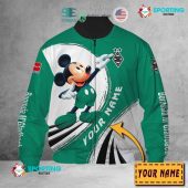 Borussia M?nchengladbach Custom Name Mickey Bomber Jacket