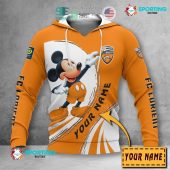 FC Lorient Custom Name Mickey Pullover Hoodie