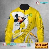FC Nantes Custom Name Mickey Bomber Jacket