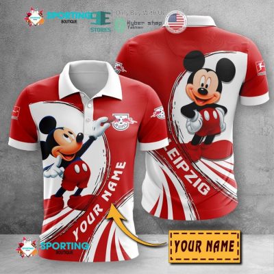 RB Leipzig Custom Name Mickey Polo Shirt