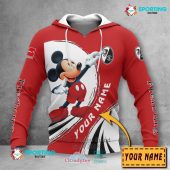 SC Freiburg Custom Name Mickey Pullover Hoodie