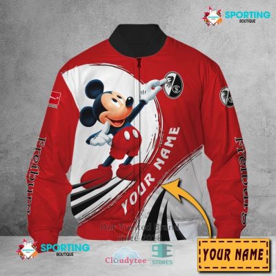 SC Freiburg Custom Name Mickey Bomber Jacket