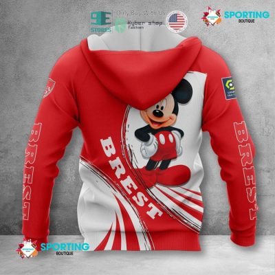 Stade Brestois 29 Custom Name Mickey Pullover Hoodie