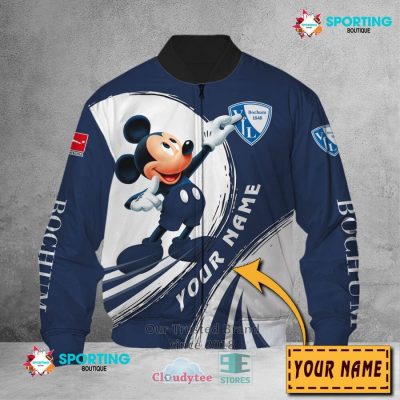 VfL Bochum 1848 Custom Name Mickey Bomber Jacket