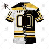 Personalized Nhl Boston Bruins Mix Jersey 2023 Style Hoodie Cutting Dash - demo10