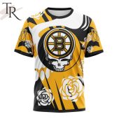 Personalized Nhl Boston Bruins Special Grateful Dead Gathering Flowers Design Hoodie 8 Kuvuo.jpg - demo10