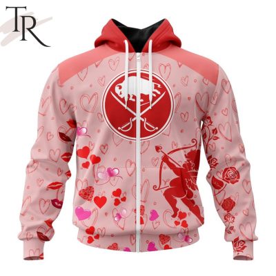 Personalized NHL Buffalo Sabres Special Design For Valentines Day Hoodie