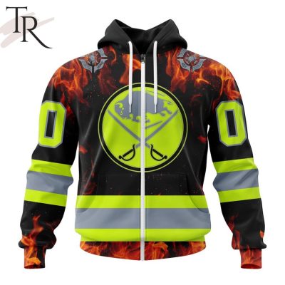 Personalized NHL Buffalo Sabres Special Design Honoring Firefighters Hoodie