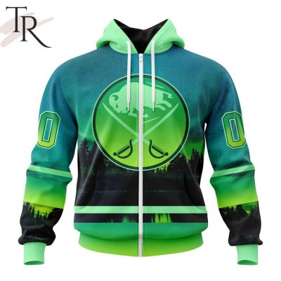 Personalized NHL Buffalo Sabres Special Design With Northern Light Full Printed Hoodie