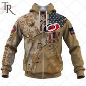 Personalized Nhl Carolina Hurricanes Marine Corps Camo Hoodie 5 Cncap.jpg - demo10