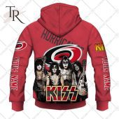 Personalized Nhl Carolina Hurricanes X Kiss Band V2 Style Hoodie 3d 6 Hrxos.jpg - demo10