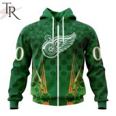 Personalized Nhl Detroit Red Wings Full Green Design For St Patricks Day Hoodie 2 Jsnub.jpg - demo10