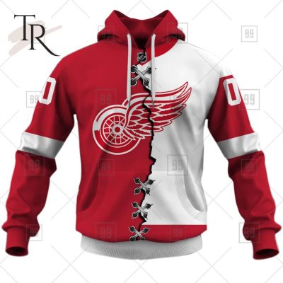 Personalized NHL Detroit Red Wings Mix Jersey 2023 Style Hoodie