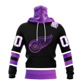 Personalized Nhl Detroit Red Wings Special Black Hockey Fights Cancer Kits T Shirt 4 Rwcrv.jpg - demo10