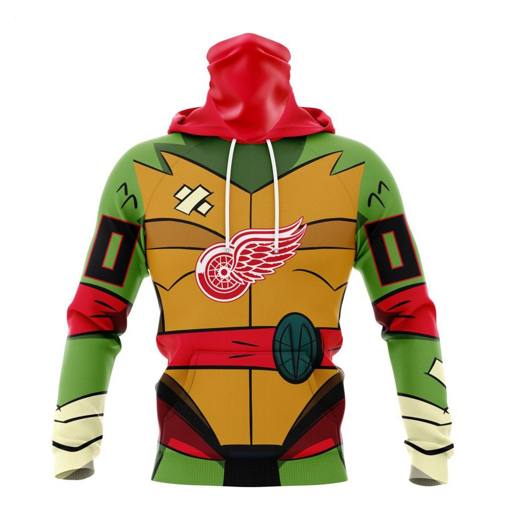 Personalized NHL Detroit Red Wings Special Teenage Mutant Ninja Turtles Design Hoodie Personalized NHL Detroit Red Wings Special Teenage Mutant Ninja Turtles Design Hoodie
