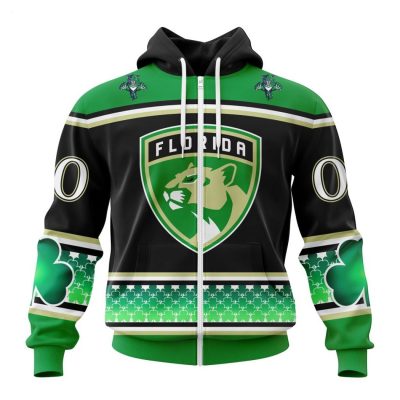 Personalized NHL Florida Panthers Specialized Hockey Celebrate St Patrick's Day Hoodie