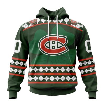 Personalized NHL Montreal Canadiens Specialized Unisex Kits Hockey Celebrate St Patrick's Day Hoodie