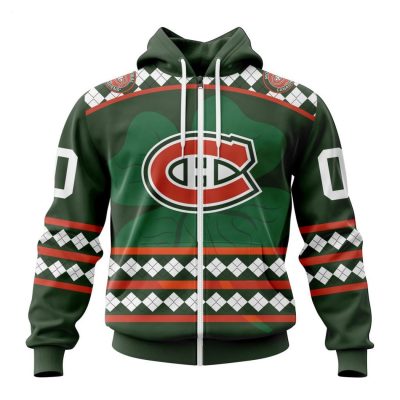 Personalized NHL Montreal Canadiens Specialized Unisex Kits Hockey Celebrate St Patrick's Day Hoodie