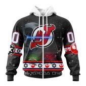 Personalized Nhl New Jersey Devils Special Star Wars Design Hoodie Long Time - demo10